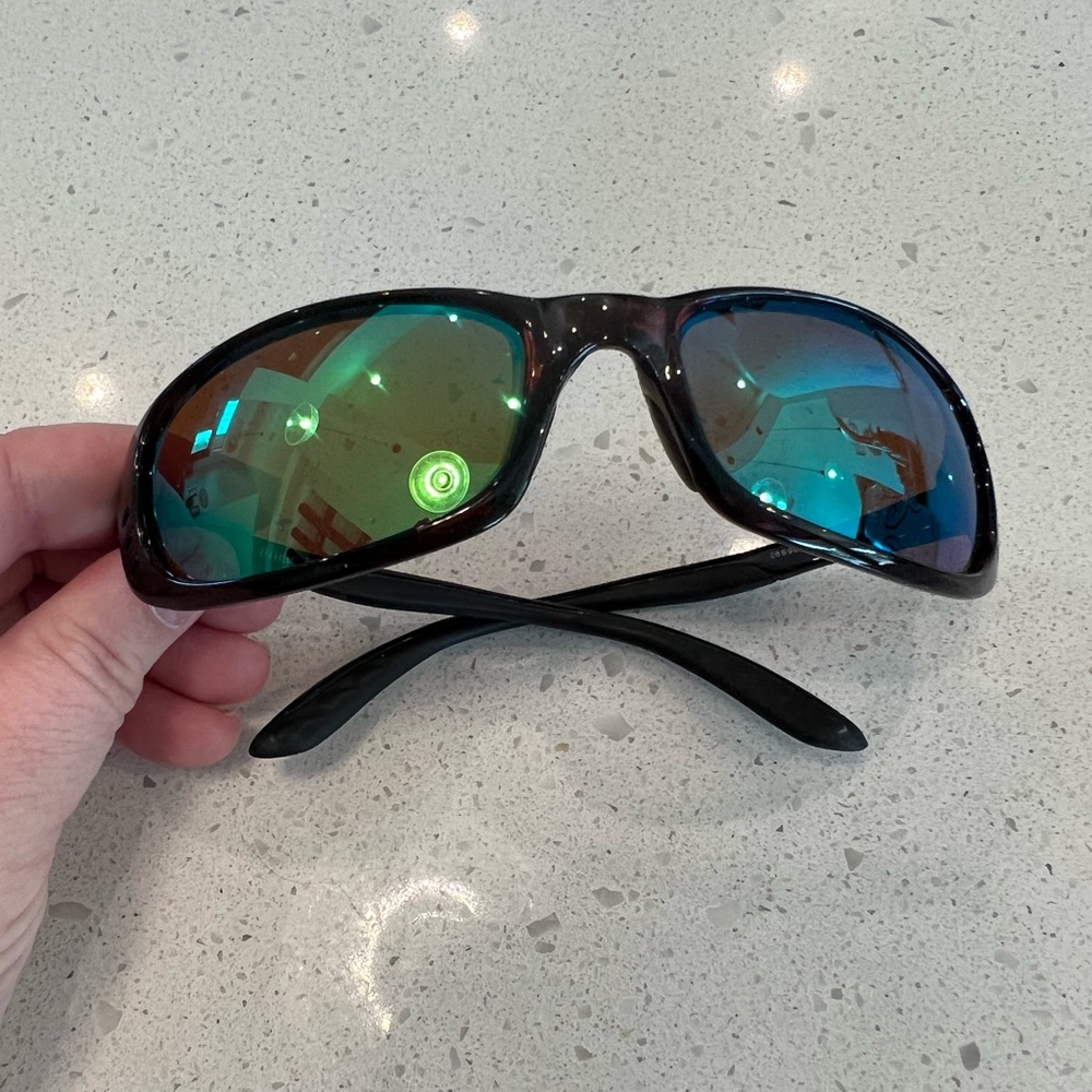 Costa Brine Sunglasses- Green Mirror Polarized Lenses.